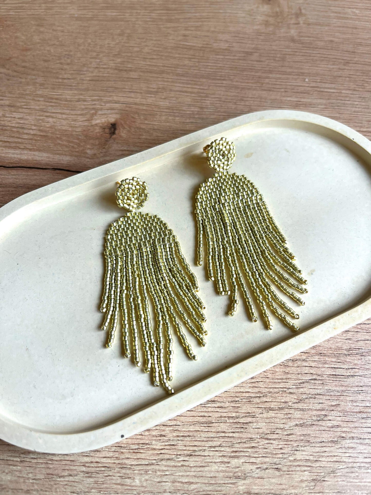 Aretes Amanecer Dorado