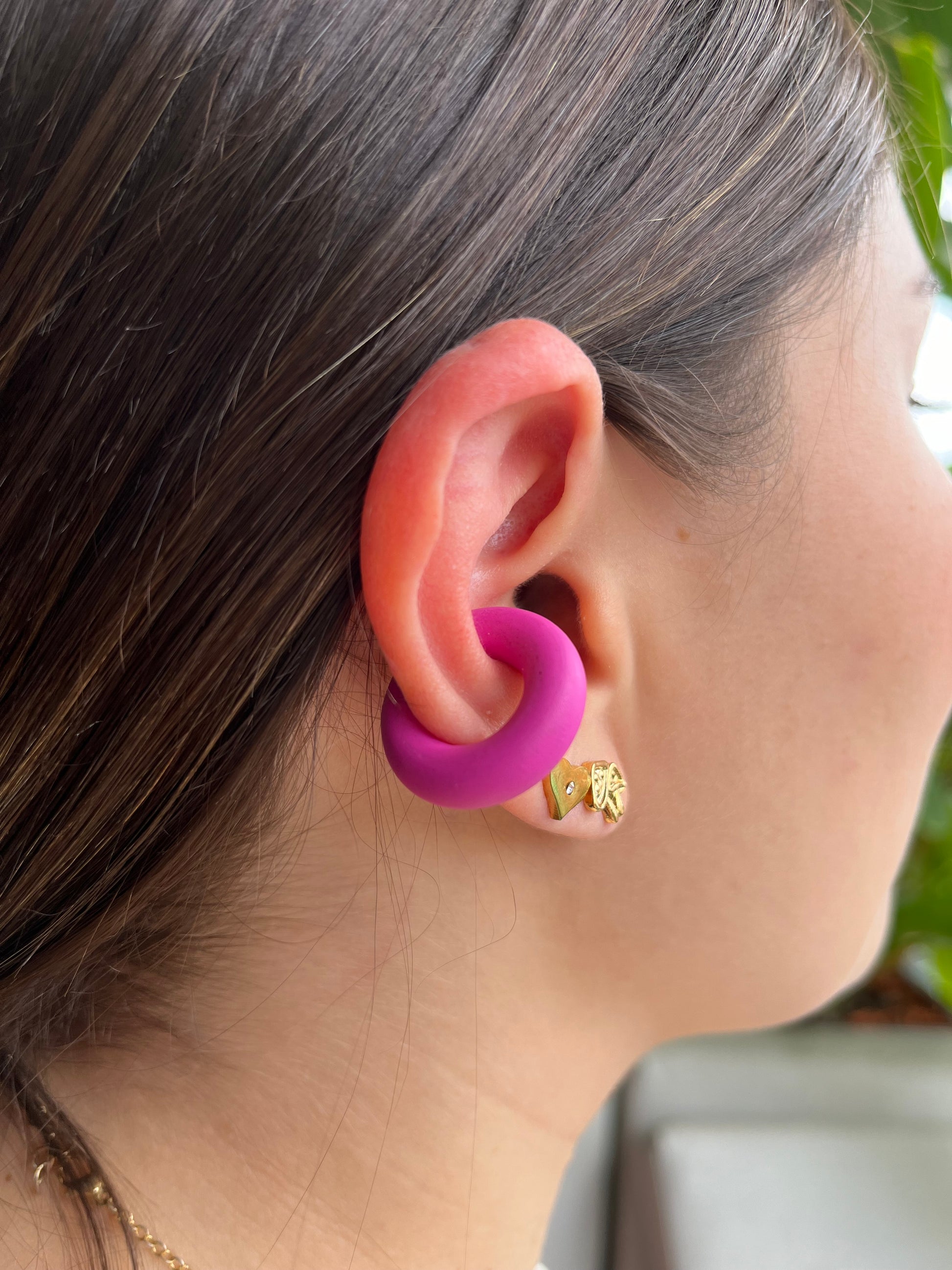Earcuff Fucsia