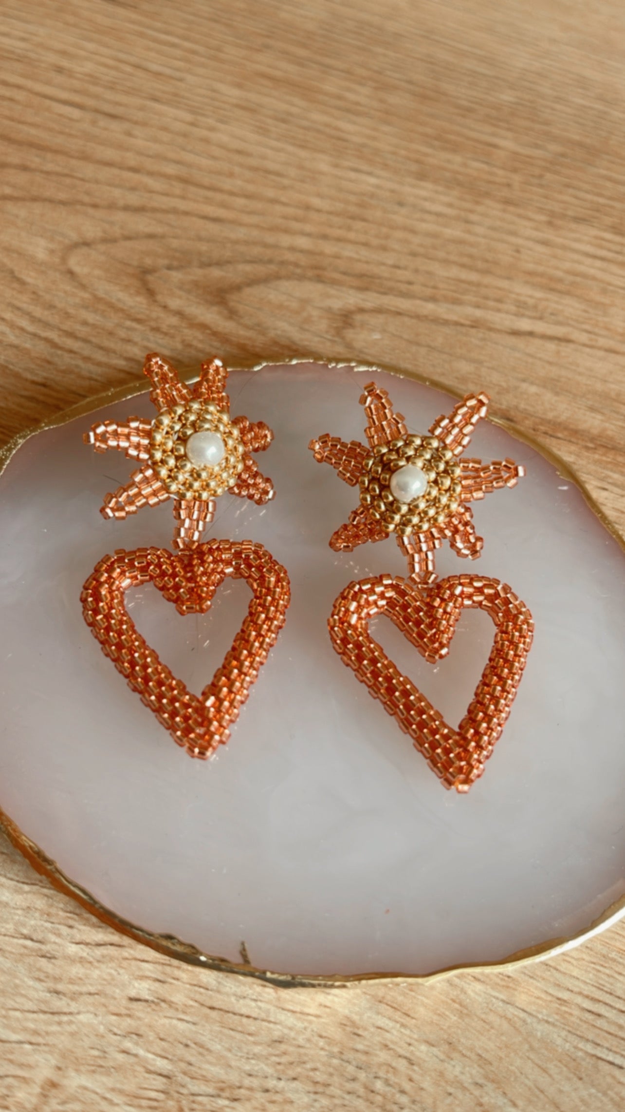 Corazón Oro Rosa