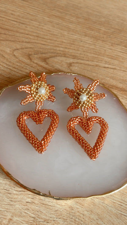 Corazón Oro Rosa
