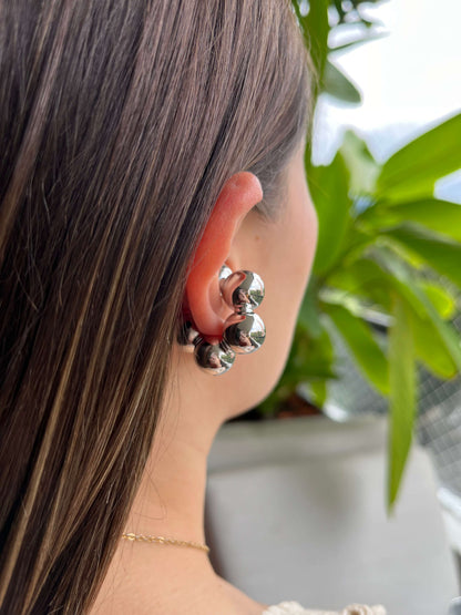 Earcuff Plateado